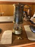 Vintage Miners Oil Lamp from British Coal Mining