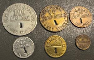 C.H. Mead Coal Co. 6 PC Set Scrip