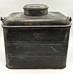 Vintage Coal Miners Metal Lunch Pail with Handle
