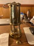 Vintage Miners Oil Lamp from British Coal Mining