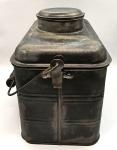 Vintage Coal Miners Metal Lunch Pail with Handle