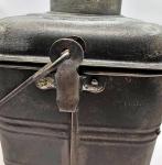 Vintage Coal Miners Metal Lunch Pail with Handle