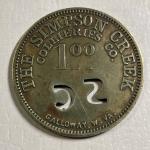 Simpson Creek Coal Co Trade Token - Galloway, WV