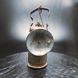 Vintage Carbide Miners Lamp for Coal Mining