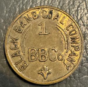 Black Band Coal Co Scrip from Olcott, W. VA