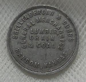 Shellenberger & Dubbs Coal Scrip Token 25¢