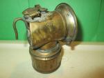 Vintage Justrite Brass Miner's Lamp from 1920