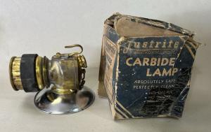 Justrite Brass Carbide Lamp No. 2-840R for Miners