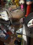 Vintage Brass Carbide Head Lamp for Miners