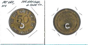Mount Gay Coal Scrip Token - The Gay Coal & Coke