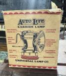 Vintage Autolite Brass Carbide Lamp for Coal Miners