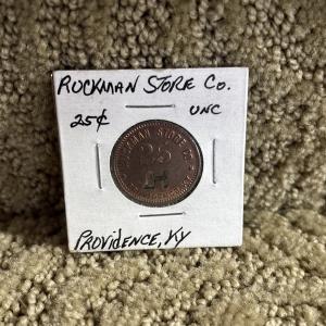 25 Cent Coal Scrip Token - Ruckman Store Co