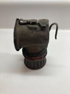 Vintage Horizontal Carbide Cap Lamp for Mining