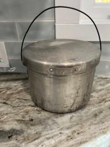 Vintage Coal Miners Lunch Bucket with Handle