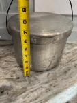 Vintage Coal Miners Lunch Bucket with Handle