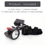 Rechargeable 1+6 LED Cap Lamp for Miners