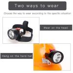 Rechargeable 1+6 LED Cap Lamp for Miners