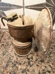 Vintage Justrite Carbide Miners Lamp for Coal Mining