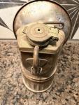 Vintage Justrite Carbide Miners Lamp for Coal Mining