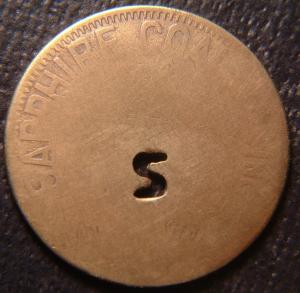 Kentucky $1 Coal Token - Sapphire Coal Co