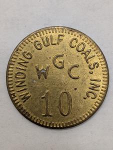 Winding Gulf Coal Co. 10 Cent Trade Token