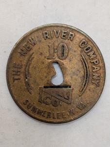 River Coal Company 10¢ Trade Token - Summerlee WV
