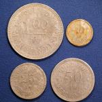 Set of Four Maryland Coal Scrip Tokens