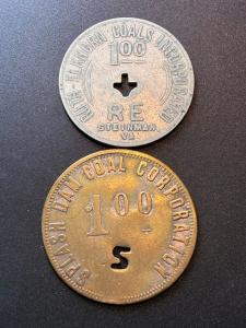 Dickenson County Virginia Coal Scrip Tokens Set
