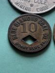 Lee County Virginia Coal Scrip Tokens Set of 4