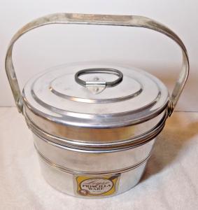 LEYSE Oval Coal Miners Lunch Bucket - Vintage Style