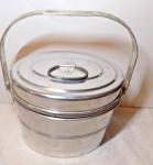 LEYSE Oval Coal Miners Lunch Bucket - Vintage Style