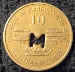 Marshall Dry Goods Co 10c Coal Scrip Token