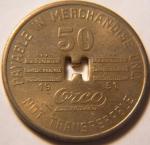 West Virginia 50¢ Coal Token - J.W. Hanson & Son