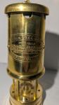 Vintage British Coal Miner’s Brass Lamp