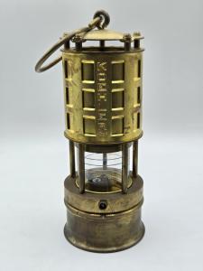 Koehler 289-1A Vintage Brass Miners Safety Lamp