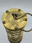 Koehler 289-1A Vintage Brass Miners Safety Lamp