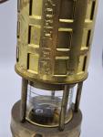 Koehler 289-1A Vintage Brass Miners Safety Lamp