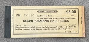 Coal Creek TN Coal Scrip Book - 1920 Edition