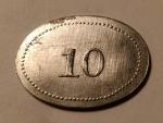 Hymera Indiana 10 Coal Scrip Token - Asbury & Walters