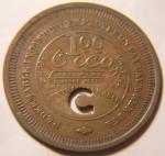 West Virginia $1 Coal Token - Gay Coal Co