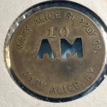 Mary Alice Coal Co. 5PC Mine Store Token Set
