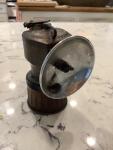 Justrite Brass Coal Miner's Carbide Lamp Lantern