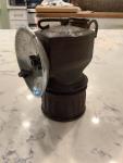 Justrite Brass Coal Miner's Carbide Lamp Lantern