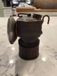 Justrite Brass Coal Miner's Carbide Lamp Lantern