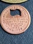 Stonega Coal and Coke Company Scrip Tokens