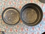Vintage Aluminum Coal Miners Lunch Bucket Set