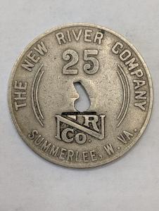 River Coal Mining Scrip 25c - Summerlee, WV