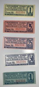 Island Creek Coal Mine Scrip Coupon Book