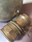 Vintage Brass Auto Lite Carbide Miners Lantern