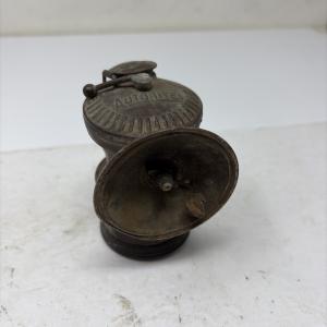 Vintage Auto Lite Brass Carbide Headlamp for Miners